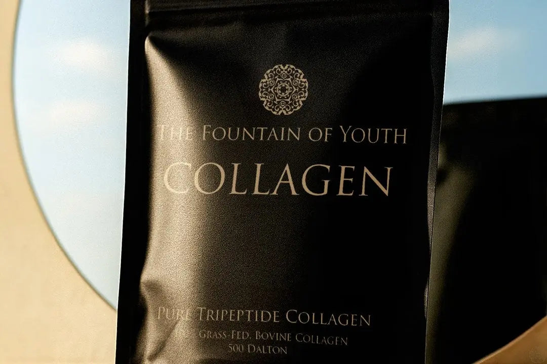 The Fountain of Youth Pure Tripeptide Collagen bag