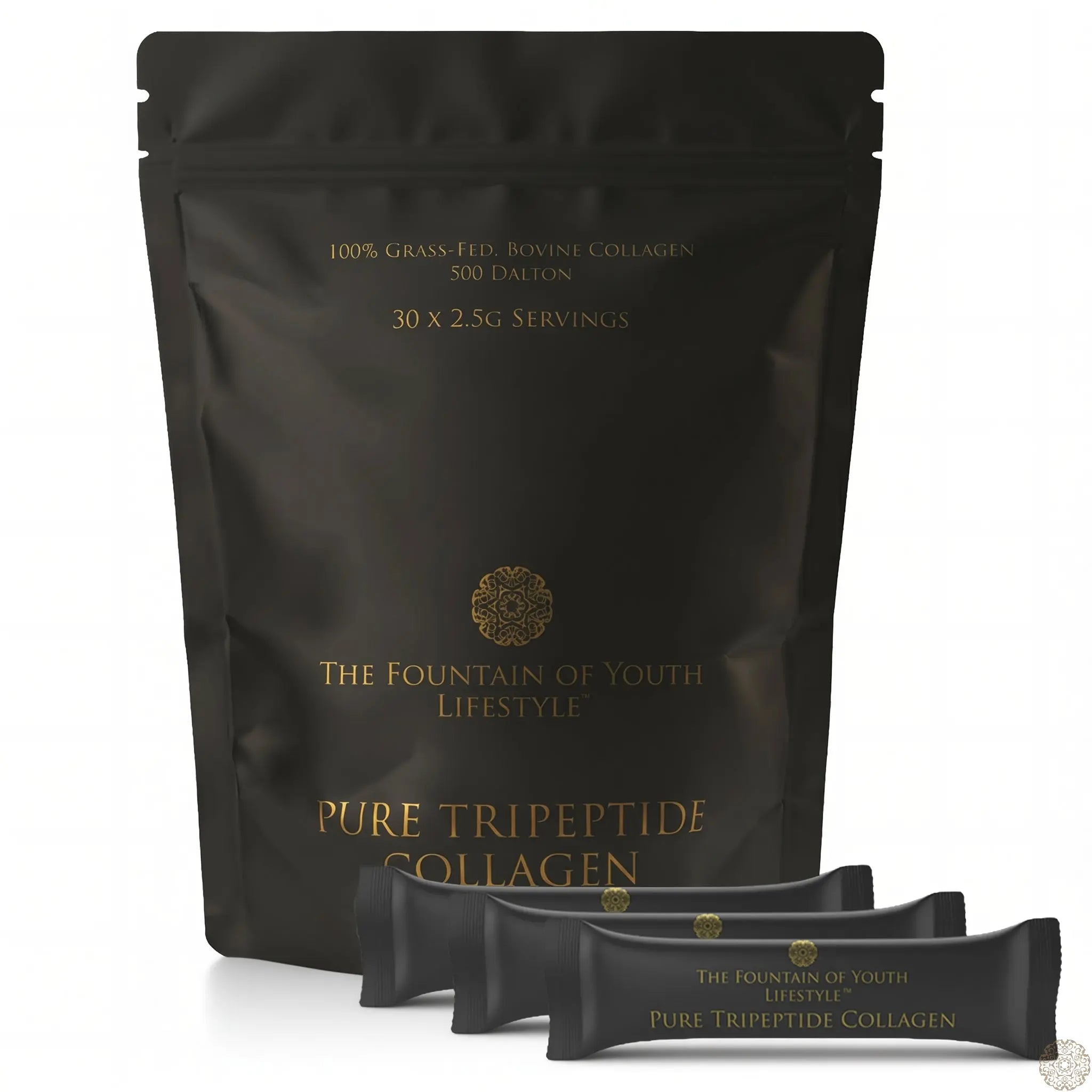 Pure Bovine Tripeptide Collagen: 30 Sachets Fountain of Youth Lifestyle