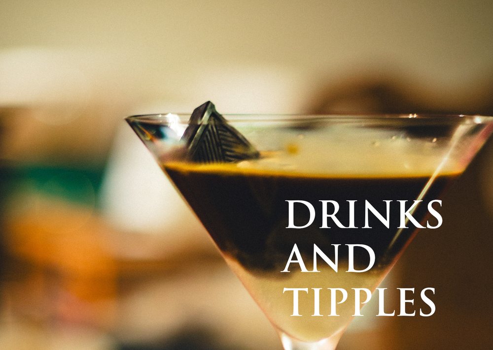 The Drinks and Tipples chapter opener: an espresso martini